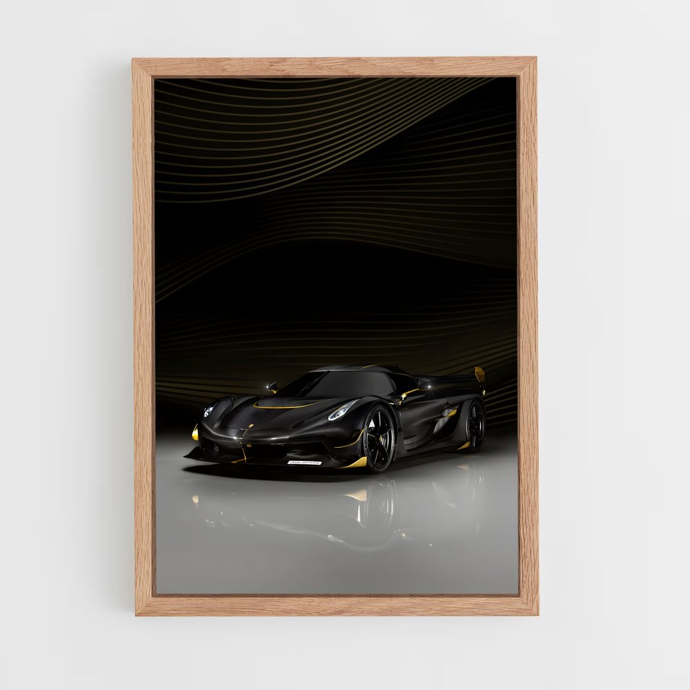 Poster Jesko de attack – affiche Koenigsegg (vue 4)